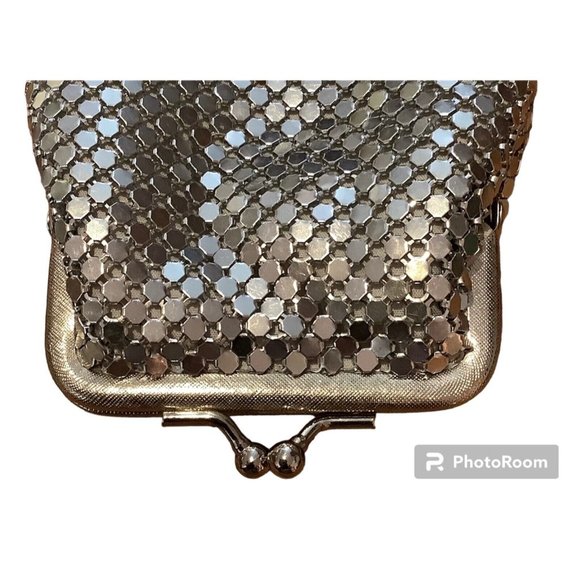 Cigarrette Case Change Purse Mesh Metal Chain Mail - Picture 3 of 4